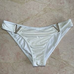 Victoria's Secret diamond gold V hardware bikini bottom